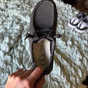 Hey Dude Charcoal Slip-On Shoes